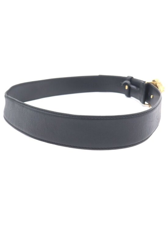 Versace Medusa Buckle Leather Belt Black main image 4